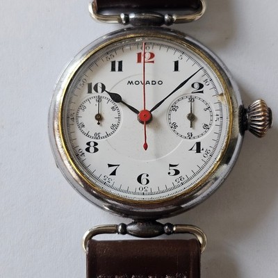 MOVADO-CHRONO-KOAXIAL-MONOPULTON-SÄULENRAD-VALJOUX 13 (VZ)-SIGNIERT-BOX