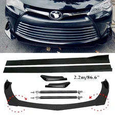 Front Bumper Lip Spoiler Splitter Car Body Rear For Toyota Camry