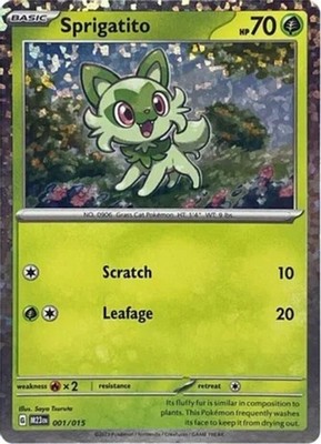 Sprigatito - 001/015 - McDonald's Promos 2023 - Lightly Played