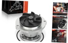 Engine Water Pimp W/O-Ring fits OHV, 8Cyl 6.0L, Diesel Compatible with Ford