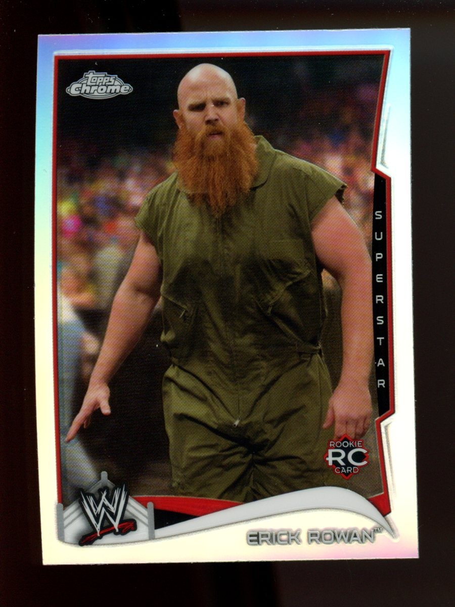 2014 Topps Chrome WWE Refractor Erick Rowan RC #19