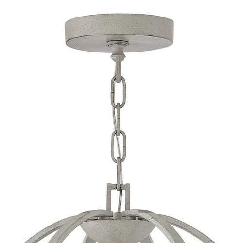 Hinkley Euclid 21 1/4" Wide Cement Gray 6-Light Pendant - Picture 3 of 7