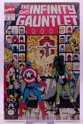 INFINITY GAUNTLET #2 MARVEL COMICS DIRECT EDITION (1991) VF/NM-