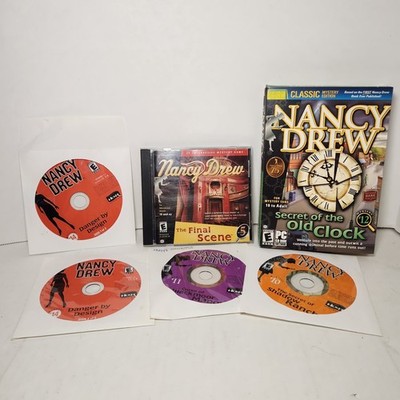 Lot Of 6 Nancy Drew Pc Classic Mystery Edition Video Games Clean Discs Vintage 