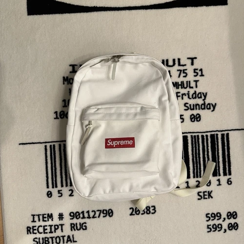 Sac à dos en toile blanche Supreme **VNDS**
