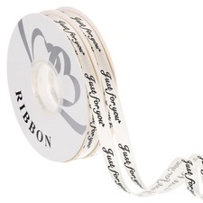 Satin Ribbon Just for You Ribbon 2/5"x32Yards Cream White 2Roll