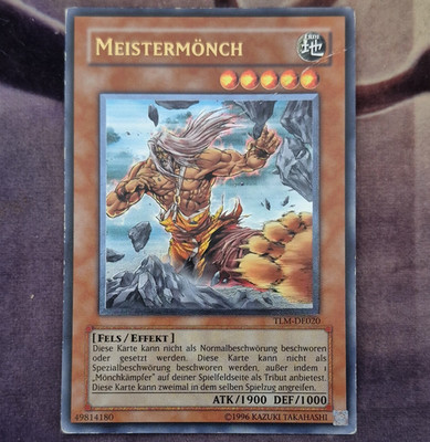 Yu-Gi-Oh! Meistermönch TLM-DE020 Deutsch Ultimate Rare Played
