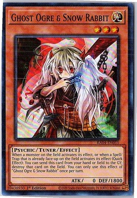 Ghost Ogre & Snow Rabbit Super Rare RA04-EN015 Near Mint