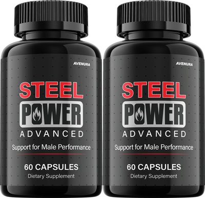 #ad #ad 2 Pack Steel Power for Men Capsules – SteelPower Pills Advanced Formula $23.49