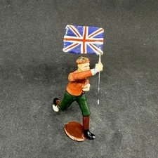 Johillco British Union Jack Flag Standard Bearer Running