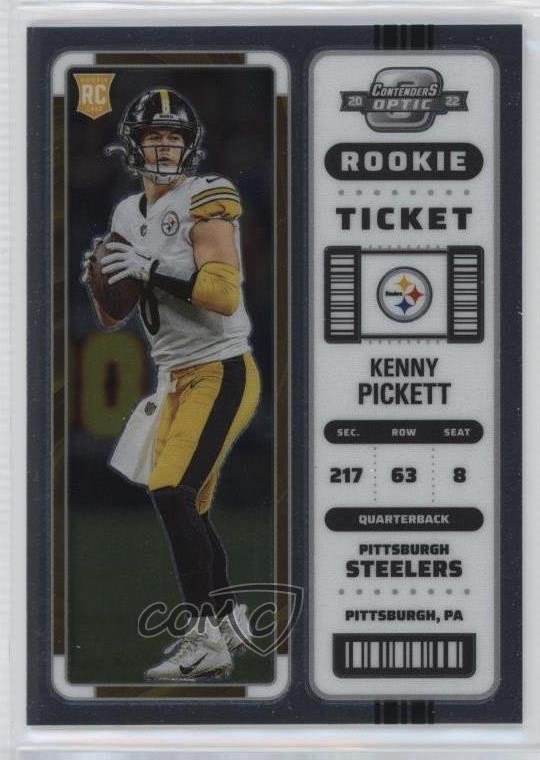 2022 Panini Contenders Optic Rookie Ticket Kenny Pickett #84 Rookie RC 03rx
