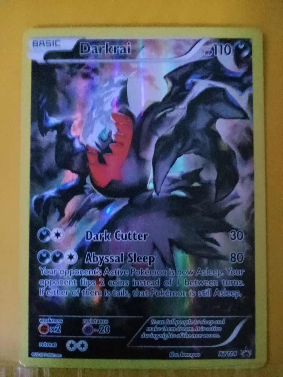 Darkrai XY114 XY Holo