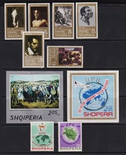 Albania - 2 mint sets from 1974, cat. $ 25.70