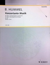 Konzertante Musik op. 86: für Vibra- und Marimbaphon (1 Spieler) und Streicherop
