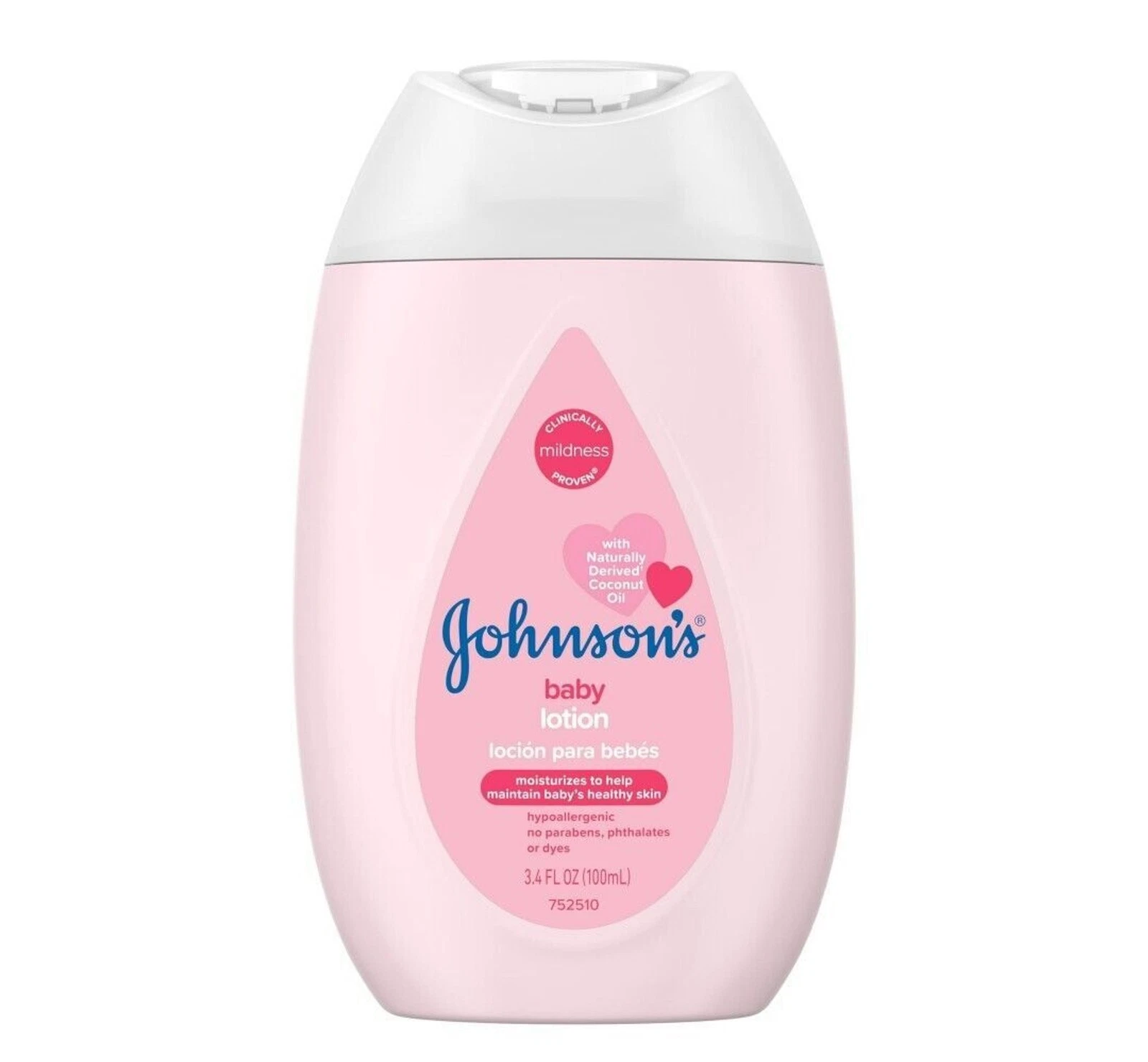 Johnson's Moisturizing Pink Baby Lotion With Coconut Oil 3.4oz (Lot of 10)
Opens in a new window or