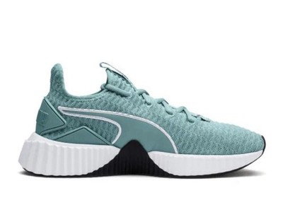 Puma Defy Mid Sneakers Women Size 5.5 Mint Green Slip-On Training Casual Shoes 