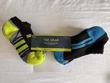Boys Tek Gear Socks, 8 Pair, Shoe Size 9-3 1/2