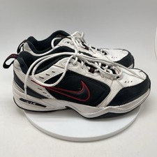 Nike Sneakers Mens 10 Air Monarch IV 416355-101 White Casual Athletic Shoes
