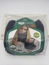 Trtl Travel Airplane Neck Support Pillow Lightweight Washable Comfort Black NEW