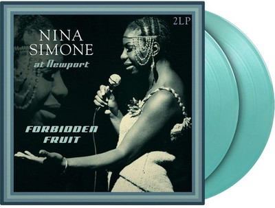 SIMONE,NINA AT NEWPORT  FORBIDDEN FRUIT 2LP180GSOLID TURQUIOSE VINYL LP