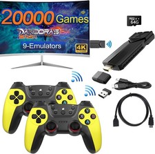 Video Game Console Retro 20000 Games TV Stick 64G 4K HDMI 2 Wireless Controller