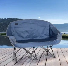 Mac Sports Double Camping Chair, 450 lbs, Mesh Accessory Pockets