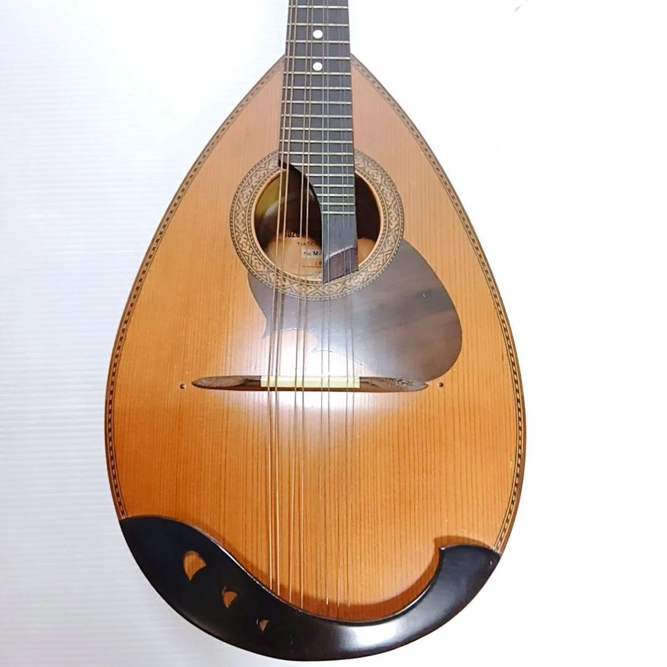 Mandolina Suzuki M-210 1975 marrón con estuche rígido vintage buen estado Japón Foto 3 de 4