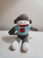 Dan Dee Collectors Choice Sock Monkey Plush Back To School