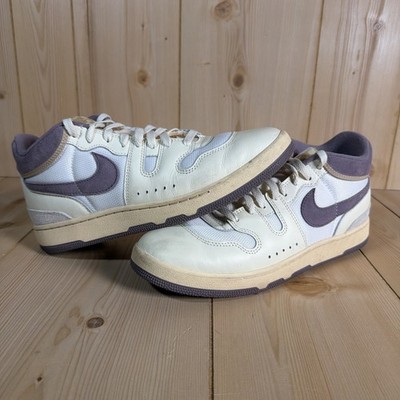 Nike Mac Attack FZ2097-102 Men s SZ 10.5 SailTaupe Grey Leather Low Top Sneakers