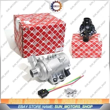 FEBI Electric Water Pump +Thermostat Kit for BMW 328i 528i 530xi 525xi X3 X5