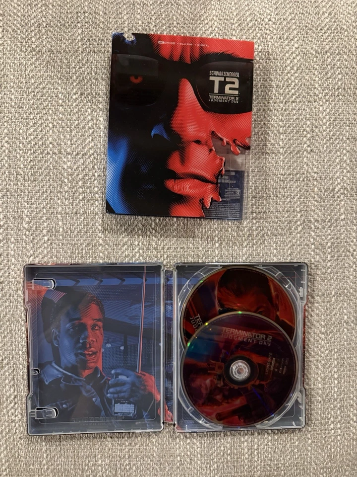 Terminator 2 Judgment Day 4K Ultra HD Best Buy Exclusive Steelbook RARE OOP   - Image 2 of 2
