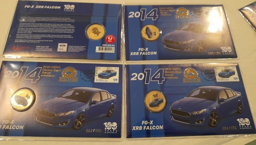 IN HAND DAY 2 2026 ANDA MONEY EXPO PERTH SHOW  PNC COIN STAMP 22/150 XR8 FALCON