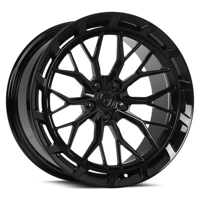 20'' Dolce Performance Magari Gloss Black 20x9 Wheel 5x112 30mm Luxury Rim