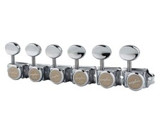 Guyker 6 Inline Vintage Guitar Lock String Tuners Locking Tuning Key Peg