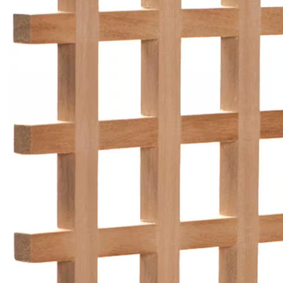 24 In. X 35-3/4 In. X 3/8 In. Unfinished Square Solid North American Red Oak Lat