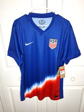 Nike Team USA 2024 Away Soccer Jersey Blue FJ4277-417 size Large USMNT