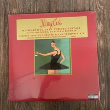 Kanye West - My Beautiful Dark Twisted Fantasy - 3 LP Vinyl Records - LIMITED ED
