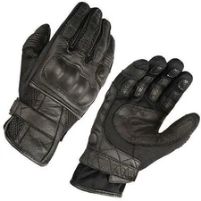 Akito Summer Breeze Leather Biker Breathable Cruiser Motorcycle Bike Glove 