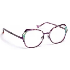 J.F. REY EYEWEAR BOZ MANON 3070 ROUGE VIOLET OR SATIN 53 17 140