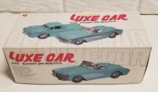 Vintage Luxe Car Metal Friction 1957 Corvette Friction Car