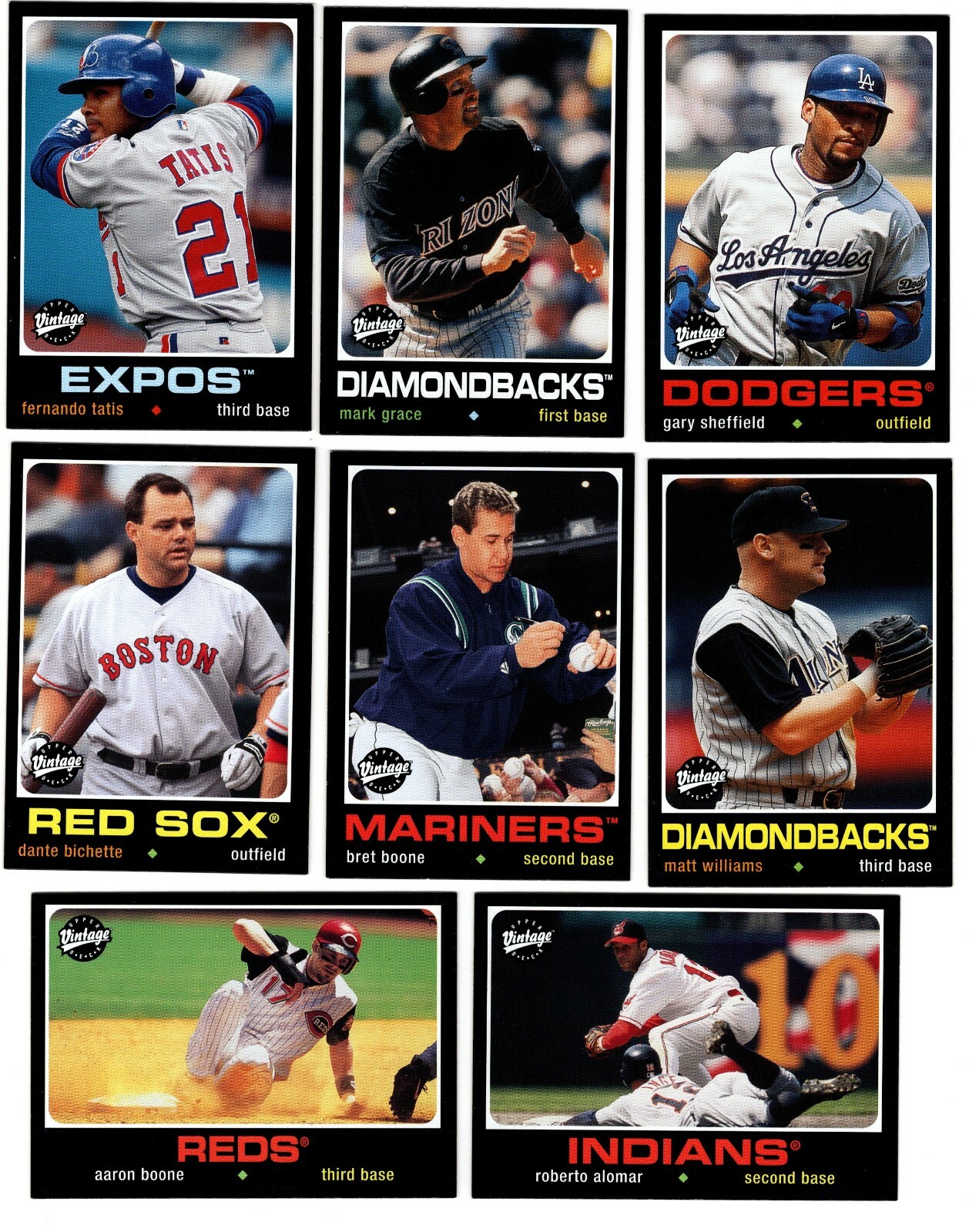 2002 UPPER DECK VINTAGE ( STARS, ROOKIE RC's ) - WHO DO YOU NEED!!