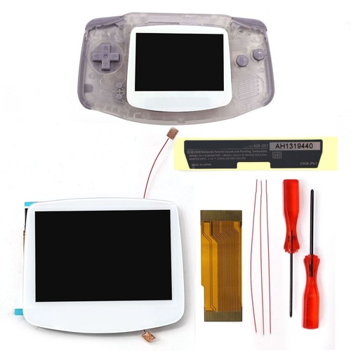 Lente blanca prelaminada V5 720x480 IPS LCD retroiluminada + estuche precortado para GBA - Imagen 24 de 45
