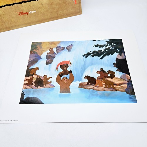 Disney Brother Bear Lithograph Set of 4 Prints 14" x 11" Commemorative Pictures - Picture 2 of 11