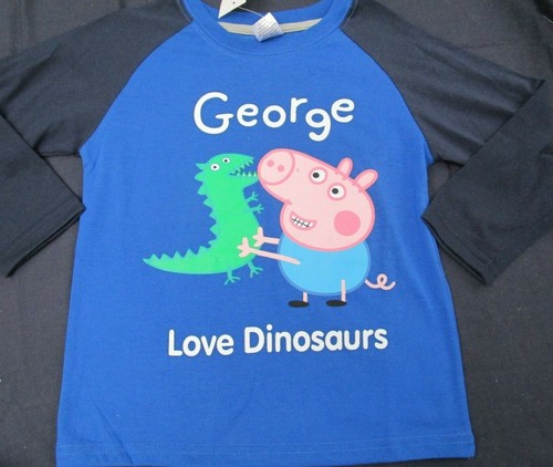 Boys Peppa Pig George long sleeve tee 