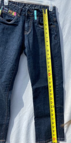 Jean CCS garçon 26x24 Nollie Flex patineur streetwear bloc multicolore visage crâne - Photo 5/12