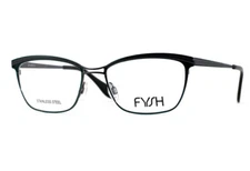 FYSH 3628 S216 Shiny Green & Grey Metal Optical Eyeglasses Frame 52-17-140 RX A