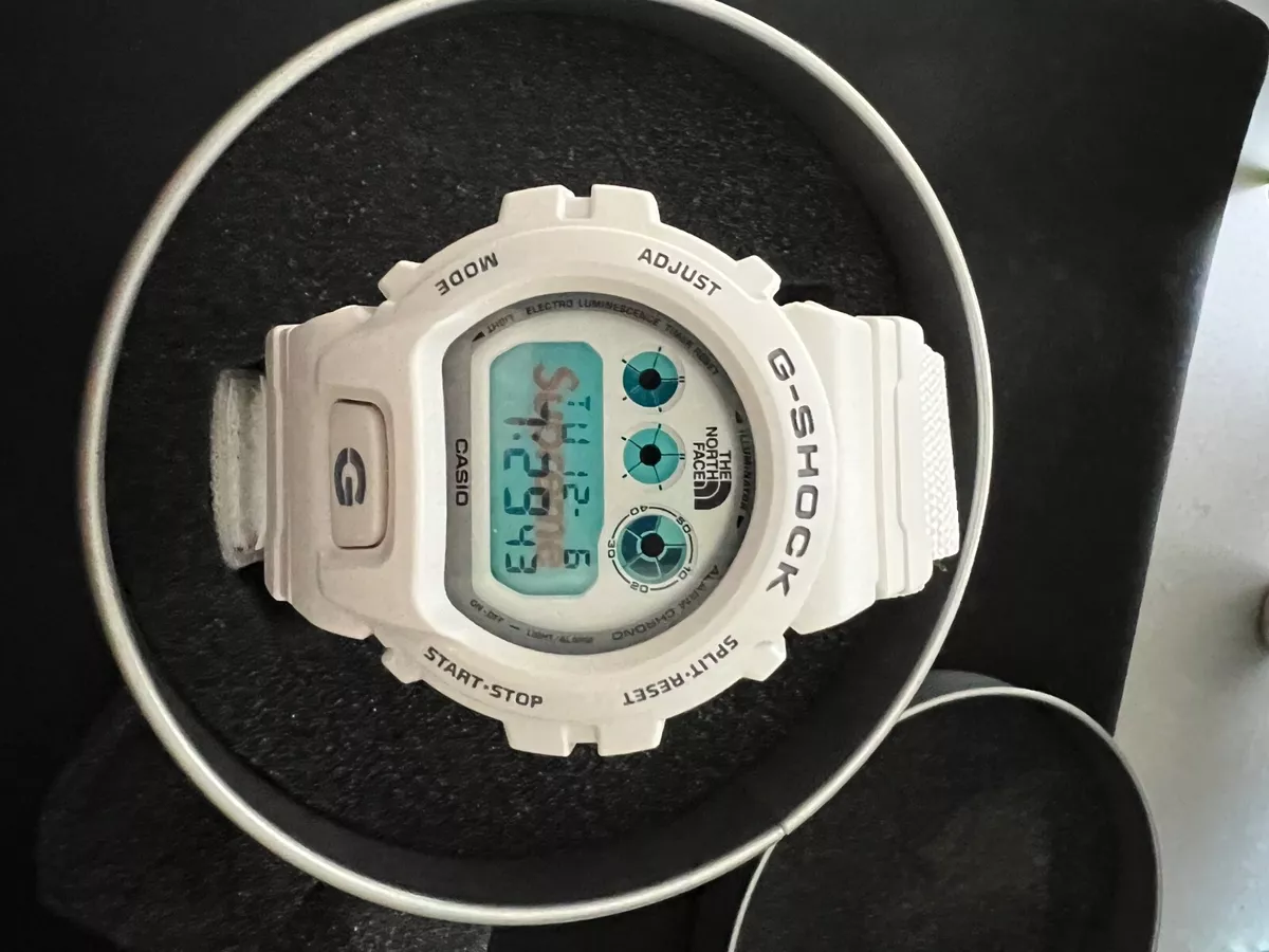 SUPREME x The North Face x G-Shock Watch - DW6900 - FW22 - WHITE - NEW