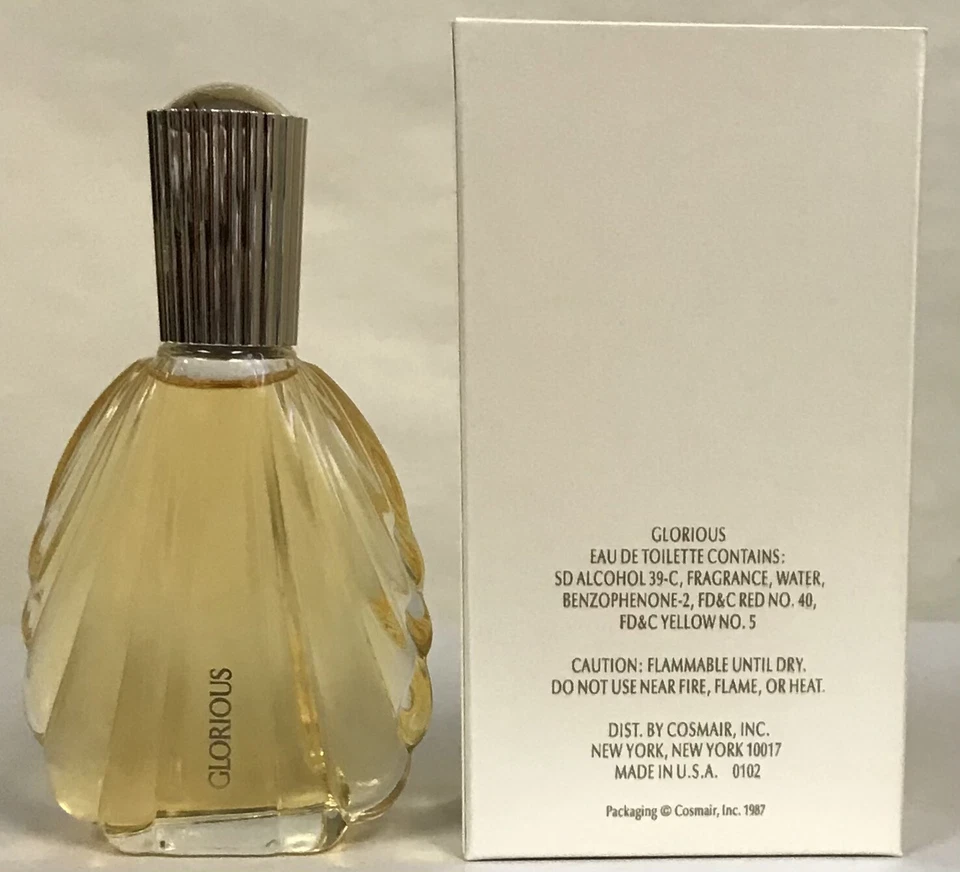 2 Botellas Glorious por Gloria Vanderbilt Eau de Toilette RARO 1.7 fl oz pl leer Foto 2 de 2