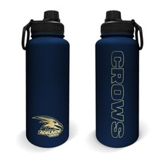 AFL Adelaide Crows 960ml Stainless Steel Double Walled Drink Bottle 26(H)x9(w)cm