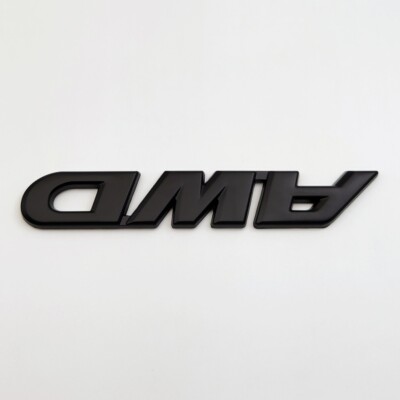 3D ABS Glossy Black Car Rear Trunk Badge Decal Letters Sticker Logo G